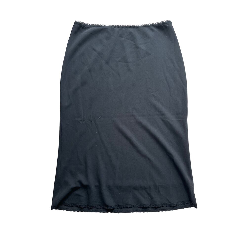 Chloe K - Slip Style Stretch Skirt in Black